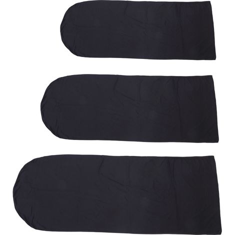 Set aus 3 rahmenlosen, bogenförmigen Abdeckungen von 1,2 m, 1,5 m, 1,8 m, hohe Elastizität, dicke Polyurethanfaser, Milchseide, farbechte Kulisse für Hochzeitsfeiern ohne Ständer. (1/5)