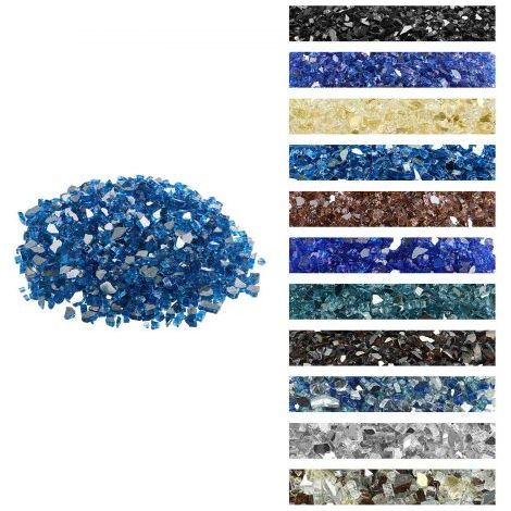 Verre de Feu pour Braséro - 4 - 5 kg Pierres en Verre pour Foyer (1/5)