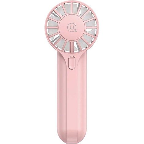 Ventilateur Portable - USAMS - Mini Ventilateur de Poche - Rose - 3 Vitesses - USB Rechargeable (1/4)