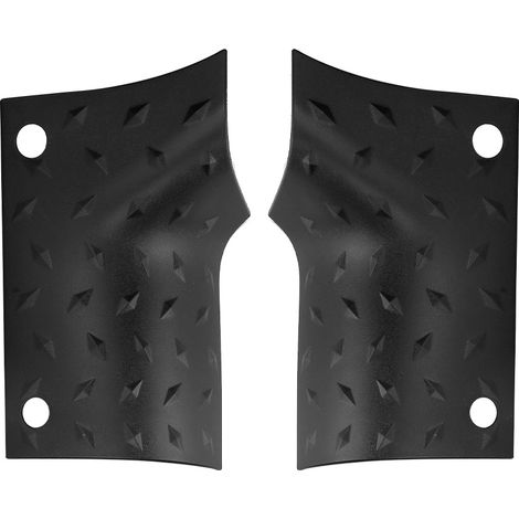 2 Stück schwarze Motorhauben-Winkelabdeckungen, Autozubehör, passend für Jeep Wrangler JL 2018 & 2020 (1/5)