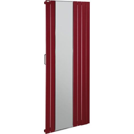 Acova – Radiateur électrique à fluide 1000W – Miroir vertical 180x29cm – Système de fixation breveté – TMXP100180GF (1/4)