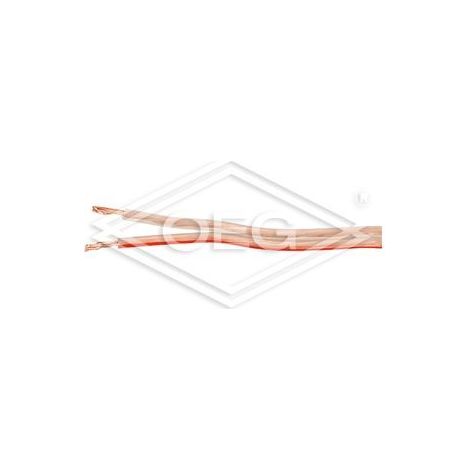 Câble pour haut-parleur  XYFAZ-F transparent 2 x 4 mm², 100 m