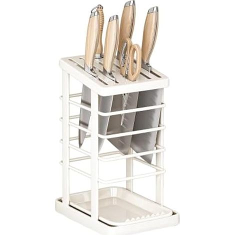 Collecteur d'Égouttement Stable à Porte-couteaux pour plan de travail (1/5)
