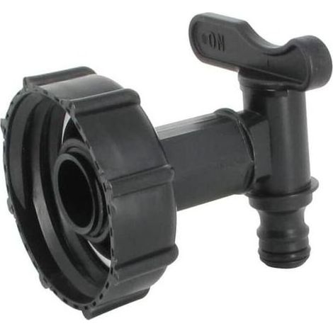 pair Raccord S60X6 - Robinet PEHD pour cuve eau 1000 L raccord et autre accessoire pour cuve de récupération d\\'eau (1/5)