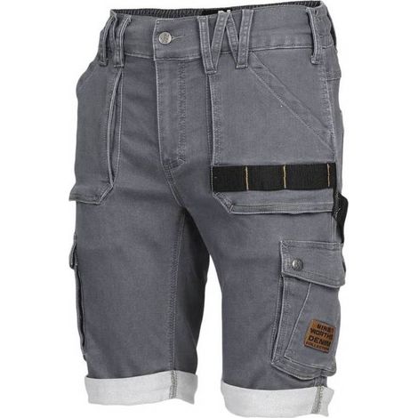Bermuda de Travail Bolt - Taille 46 - Gris - Résistant et Confortable - D-Work