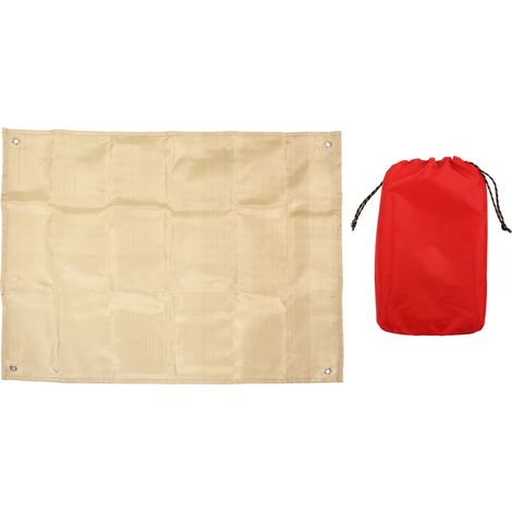Nappe ignifuge en fibre de verre anti-brûlure pour camping, pique-nique et barbecue extérieur – Protection thermique et pare-flammes (1/5)