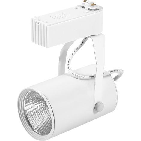 Trade Shop - Faro Faretto Cob Led Track Binario Snodabile Luce Fredda Calda Soffitto 10w 40w - -10 Vatios -