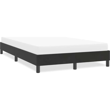 Bettgestell ohne Matratze Schwarz 120x220 cm Samt (1/5)