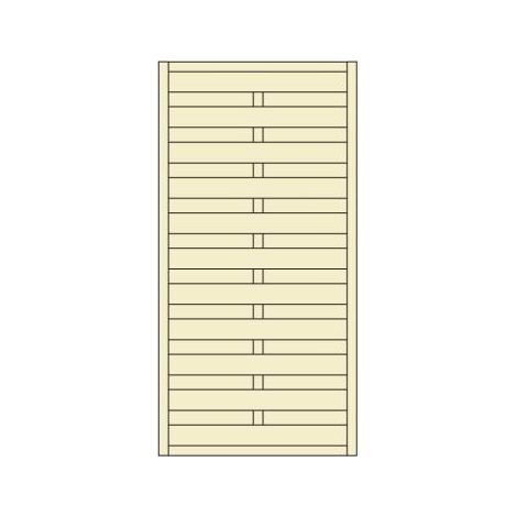 Dichtzaun R.45x45mm Lam.8x92mm, B90xH180 cm