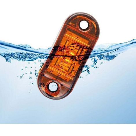 Feux De Position Latéraux - LED Étanches IP67 - Pour Remorque Caravane Camion Bateau - 2 Ampoules Par Unité - Lot De 4 (1/4)