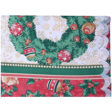Nappe de Noël décorative pour les fêtes, en polyester. (1/5)
