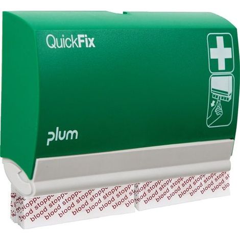 PLUM QuickFix® Blood Stopper 5510 Pflasterspender (B x H x T) 232 x 133 x 33 mm inkl. Wandhalterung (1/2)