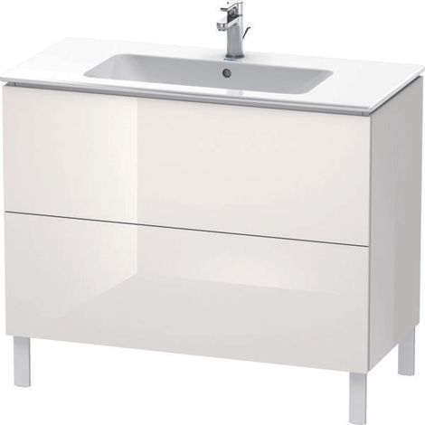 Duravit L-Cube mueble bajo lavabo, vertical, 2 extraíbles, (1/5)