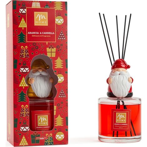 Diffusore di essenza lola in vetro profumazione per ambienti 500 ml -Vino Rosso (1/4)