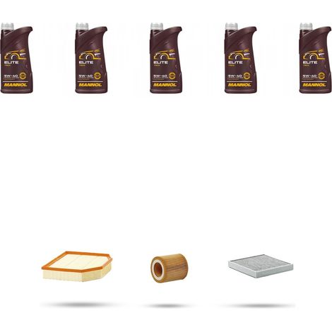 Kit tagliando 3 FILTRI e 5L OLIO compatibile con Bmw Z4(E85,E86) 2.0i 110kw dal 2005 (1/4)