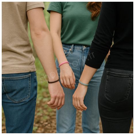 Bracelet Anti-Moustique Citronnelle Naturel – Enfants et Adultes (1/5)