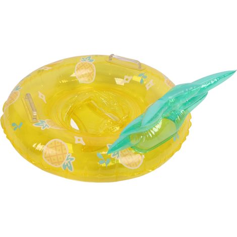 Bouée bébé gonflable en PVC épais avec fond en mousse et poignée (1/5)