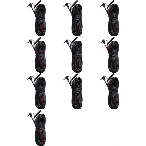 Cable de extensión de lente trasera para grabadora de conducción GPS de 9 metros de longitud, 10 unidades, 5 pines, 5 orificios y 5 pines. (1/5)