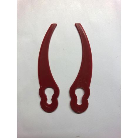 20 Lames courbes plastique rechange débroussailleuse 967393 889631 sans rouille
