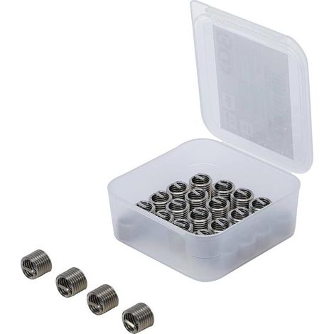 Inserts Taraudés M10 x 1,5 mm - 25 pcs - Acier Résistant - Fixation Fiable et Durable - D-Work (1/5)