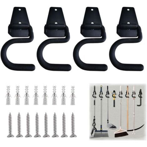 Système Rangement Réglable, Support Outils Jardin, Organisateur Outils Jardin, Porte Outils Jardin Mural, Organisateur Garage, Crochets Organiseur pour Jardin, Maison, Garage (1/4)