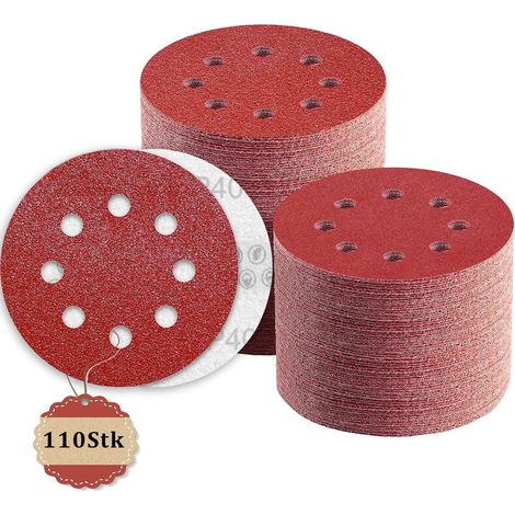 Schleifscheiben 125mm Klett 8 Loch 240 Körnung 240K&xF6rnung 110.0 (1/5)