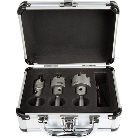 Jeu de forets à carotter RS PRO Pointe en carbure de tungstène 22  35mm ( Prix pour 1 Jeu )