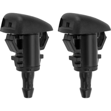 2 Pcs Car Washer Jet Nozzle 98630-3J000 Compatible with Rio 2016-2024 Compatible with Soul Electric 2018-2024 Black (1/5)