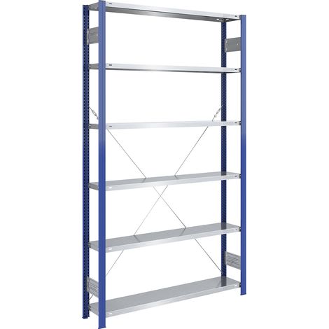 eurokraft pro, Rayonnage emboîtable à montants bleus et (1/5)