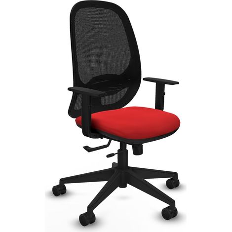Silla de oficina piqueras y crespo Cilanco rojo similpiel (1/2)