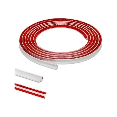 Bande d'étanchéité autocollante en PVC au mètre pour comptoir de cuisine, angle de mur, joint de mur intérieur, bande d'extrémité de profilé, mastic (1/4)