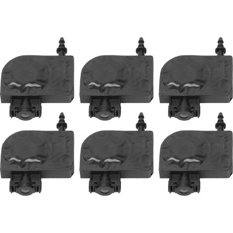 Lot de 6 amortisseurs de tête UV DX5 PP pour imprimantes 4880 7800 7880 9800 9880 - Interface à prise droite (1/5)