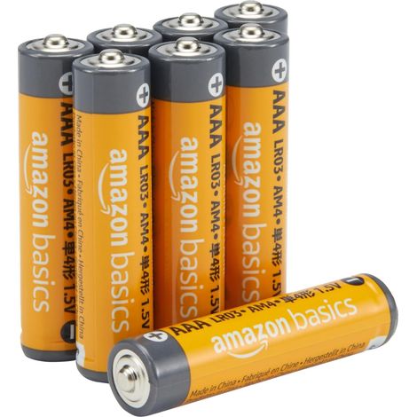 Lot de 8 piles alcalines AAA haute performance, 1,5 V, durée de conservation de 10 ans (1/5)