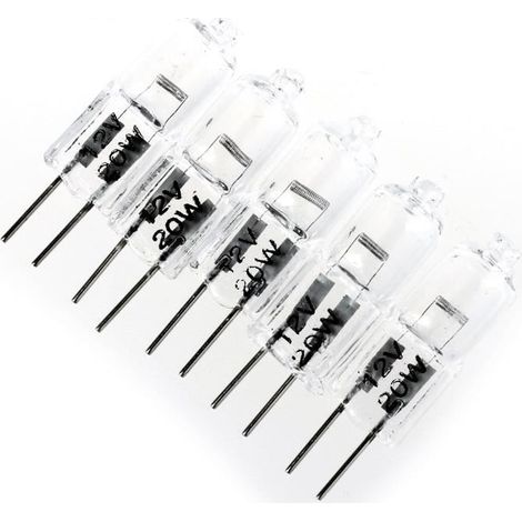 5 X G4 20W 12V ampoule halogene claire ampoules de lampe (1/4)