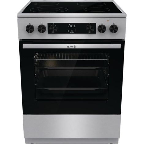 Gorenje GECS6C70XC cuisinière induction argenté 71L (1/2)