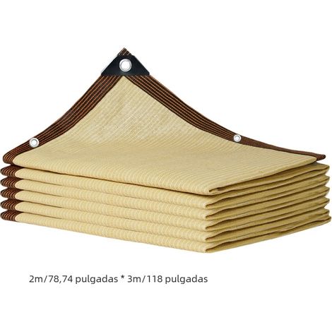 1 toile épaisse de protection solaire cryptée pour terrasse, garage ou plantes (1/4)