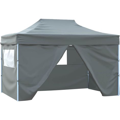 Tente de fête Anthracite 291 x 431 x 315 cm Tissu Oxford (1/5)