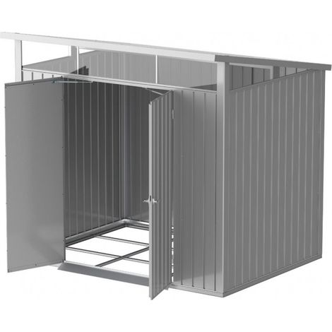 Box in Metallo 250x210 Casetta da Giardino per Attrezzi con Lucernario (1/5)