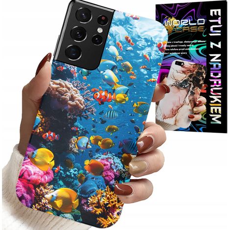 Custodia per Samsung Galaxy S21 Ultra - barriera corallina, pesci colorati, mondo sottomarino dei pesci (1/5)
