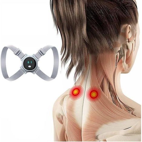 Masseur cervical portable à ultrasons et infrarouge lointain, soulage la douleur lymphatique et les points d'acupuncture, appareil de massage du cou apaisant, 1 pièce (1/5)