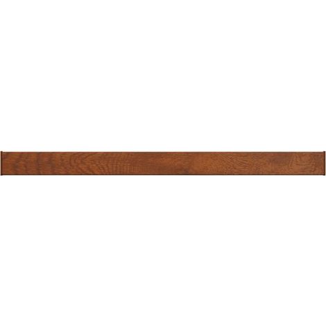 Appuis de fenêtre en bois brun, 160 x 15 x 4,5 cm, en PVC. (1/5)