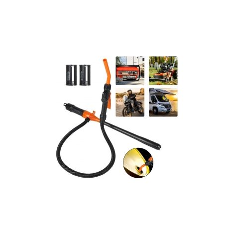 Ortviai – Elektrische Kanisterpumpe, 9 l/min – Fasspumpe mit 90 cm Schlauch, Durchflussregler und Filter – kompatibel mit Diesel, Wasser und Reinigungsmitteln (1/5)
