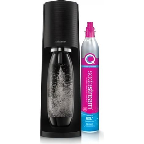 Machine a Soda Machine a soda et eau gazeuse Sodastream TERRA Noire + 1 bouteille compatible Lave Vaisselle (1/3)