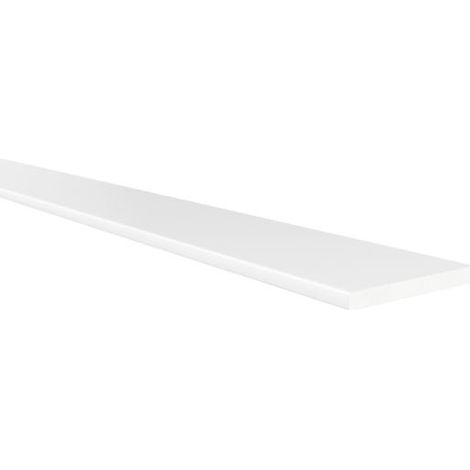 Perfil Plano Fabricado en Aluminio Acabado en Blanco Medidas 3031000 mm Longitud del Perfil 1 Metro Espesor 3 mm 1 Unidad