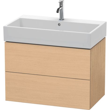 Duravit L-Cube mueble bajo lavabo suspendido, 2 cajones,