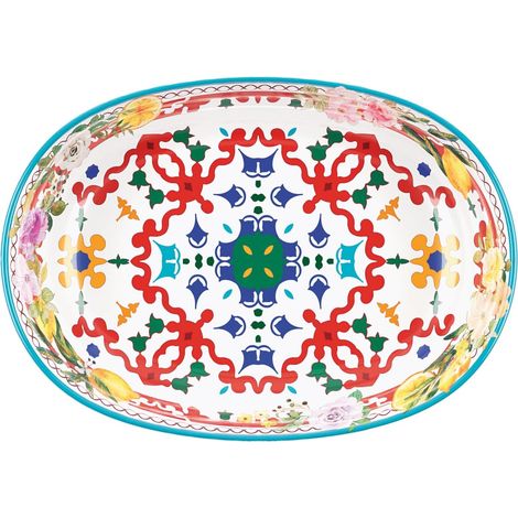 GUZZINI Risottiera Flower & Lemon Melamina Table Decor
