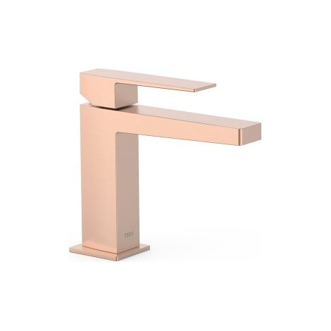 Mitigeur pour lavabo Slim Or Rose Mat 24K - TRES 20210301OPM