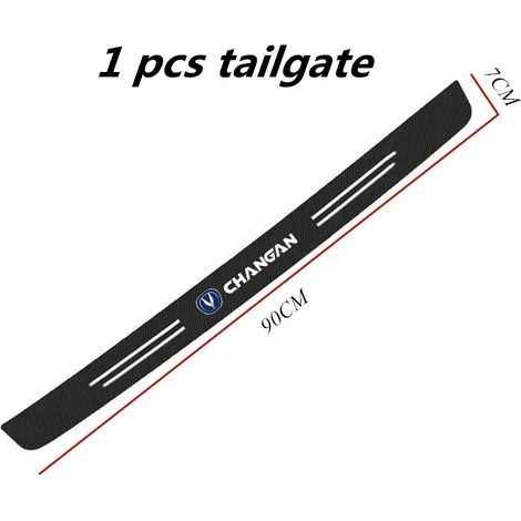 (1 pièce) Bande adhésive de protection de seuil de porte de voiture 60 x 7 cm en fibre de carbone pour Changan CS75 PLUS,CS95,CS35,Alsvin CS15,CS55 et Eado (1/3)