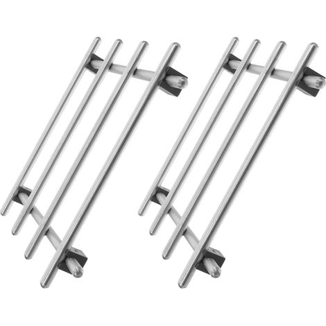 2 dessous de plat en inox, argenté (1/5)