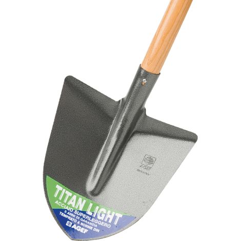 BADILE TITAN LIGHT A PUNTA CON SPALLA TEMPRATO CON MANICO DA 140 CM - AGEF (1/2)